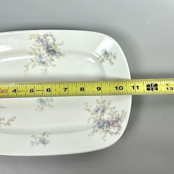 Antique Small Rectangular Platter by William Guerin Limoges Rare Pattern GUE303 - Picture 8 of 11